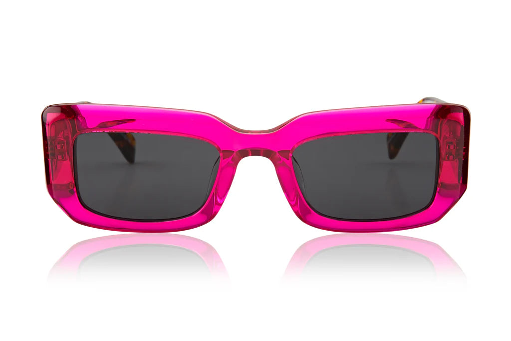 CORTEZ/ NEON PINK DARK TORT